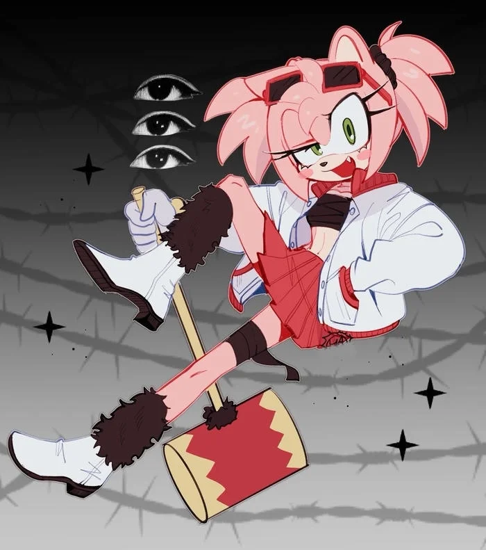 Amy Rose wide banner aesthetic for channel art