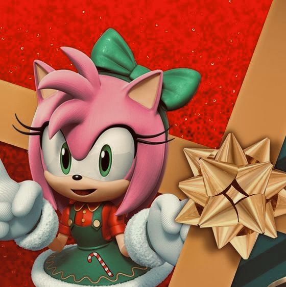 Amy Rose festive Christmas profile picture cozy aesthetic