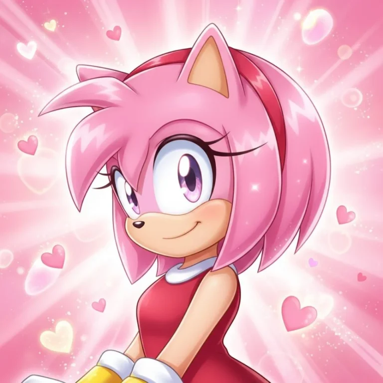 Amy Rose curated aesthetic profile picture with filter