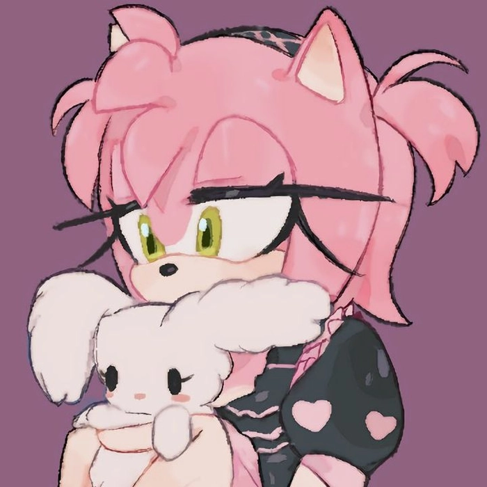 Amy Rose fanart PFP unique artist interpretation