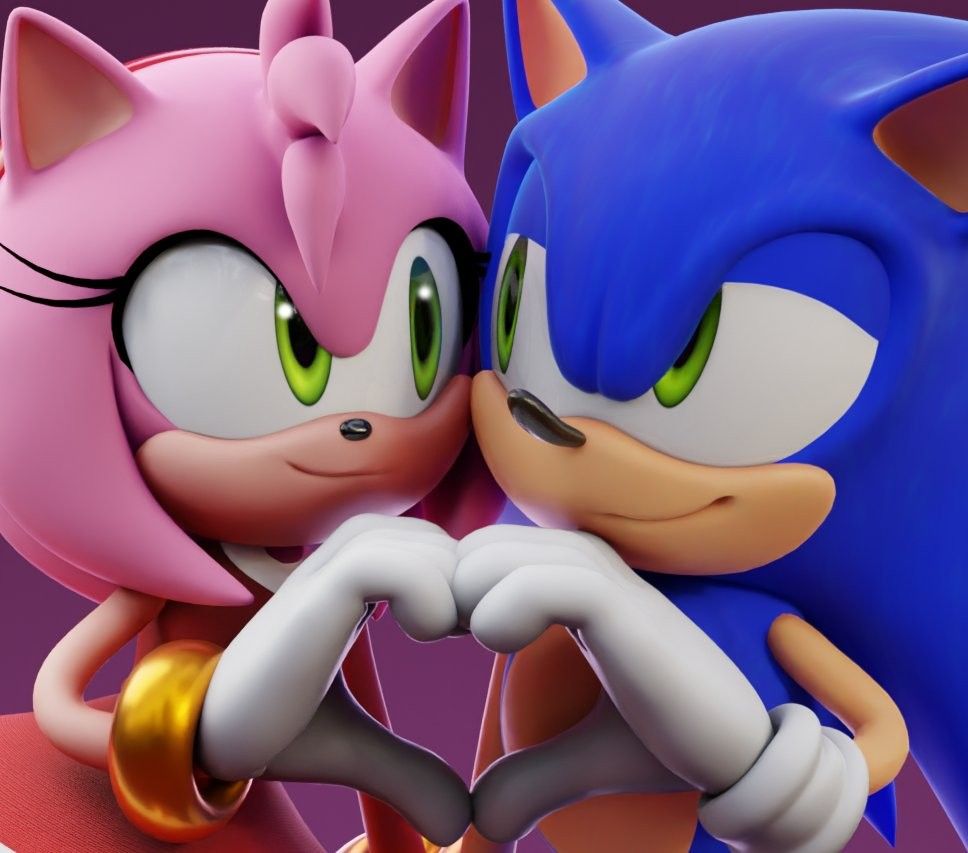 Amy Rose Sonic PFP classic franchise character art
