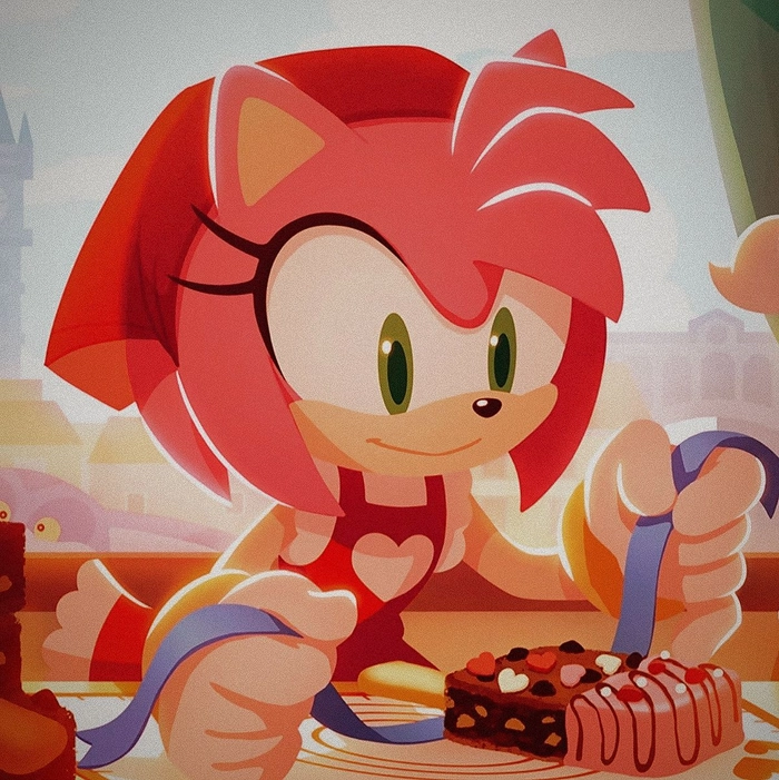 Christmas Amy Rose profile picture festive cozy design
