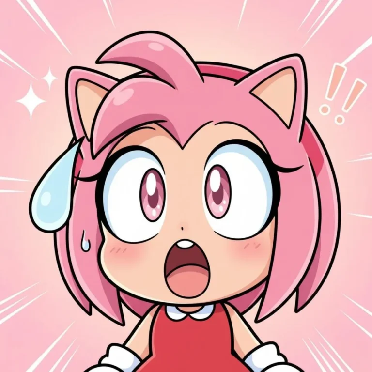 Classic Amy Rose avatar with original Sonic CD design