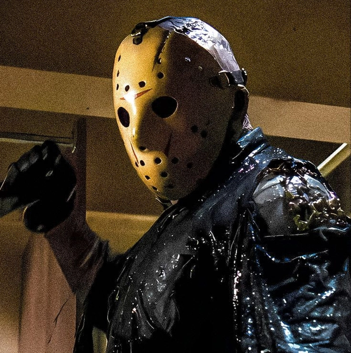 Cool Jason Voorhees PFP neon accents modern gradient sleek rendering