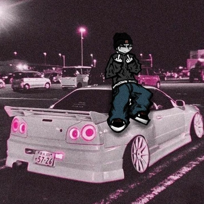 Cool PFP for boys with streetwear portrait and sharp shadow