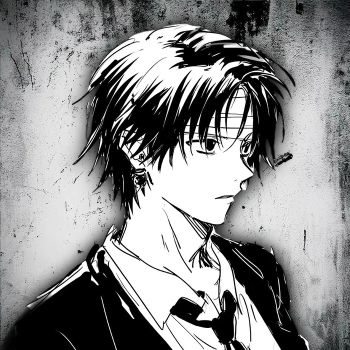 Cool anime PFP for Discord with cel-shaded character portrait