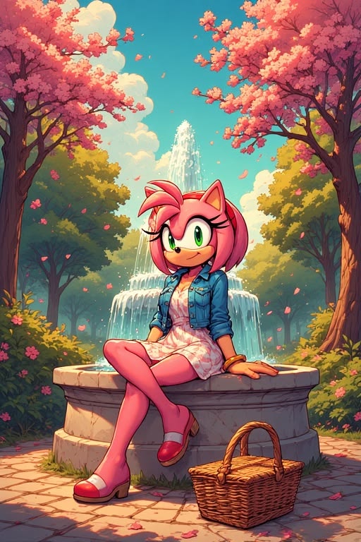 Cute Amy Rose profile pic ideas variety of soft poses