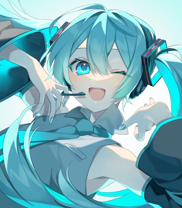 Funny Hatsune Miku PFP with exaggerated meme expression and bold contrast