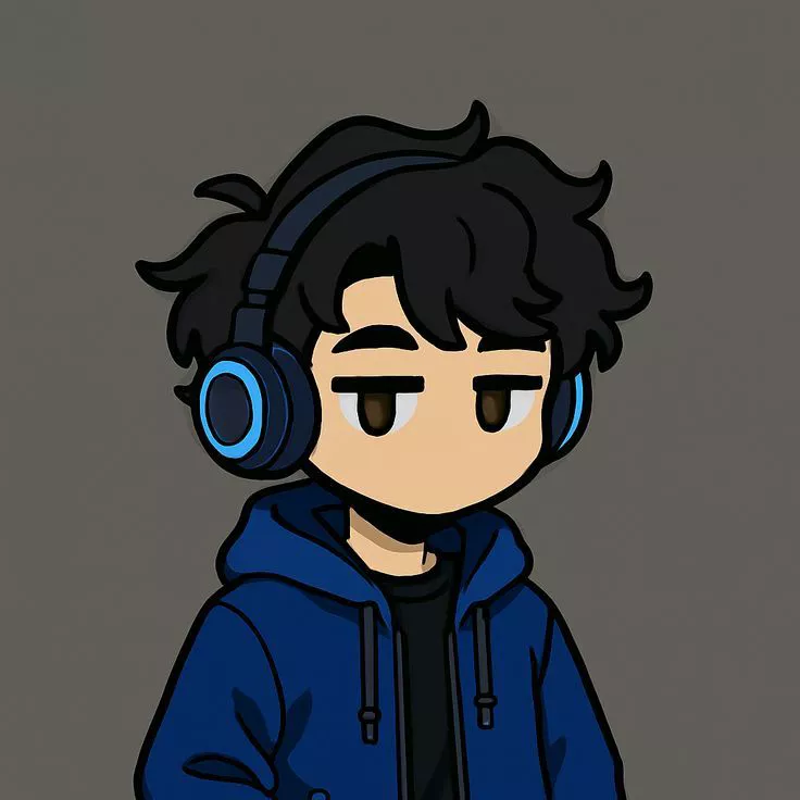 Instagram PFP anime glowing dark background