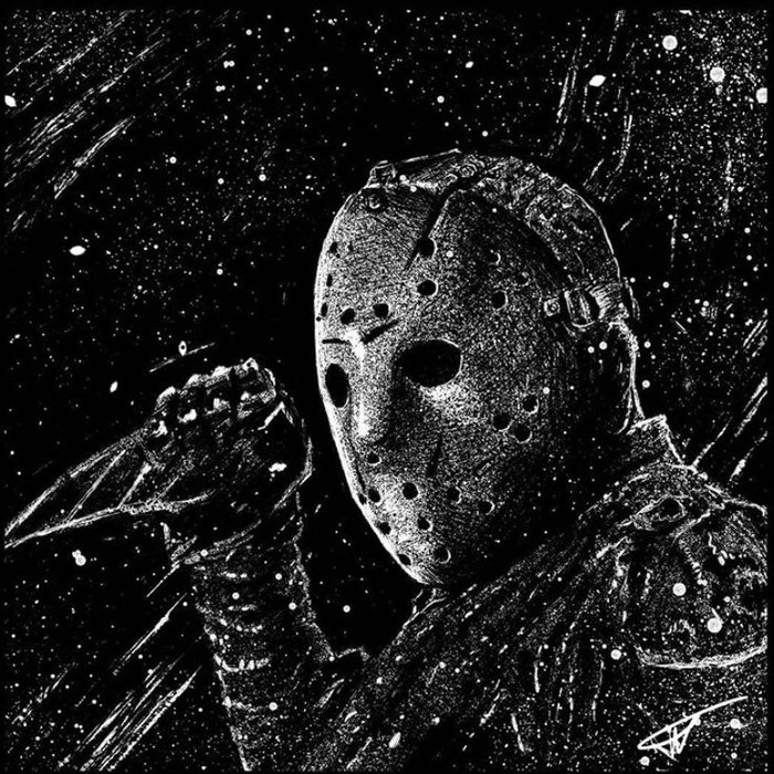 Jason Voorhees PFP cute chibi proportions pastel soft horror