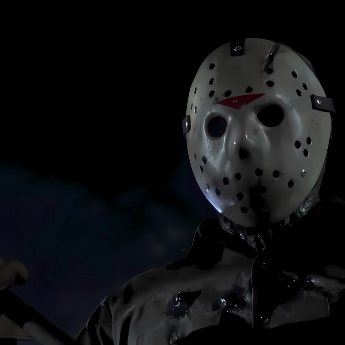 Jason Voorhees PFP fanart unique artist brushwork stylized rendering