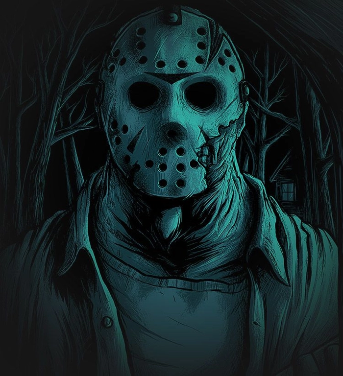 Jason Voorhees PFP fanart imaginative lighting personal interpretation