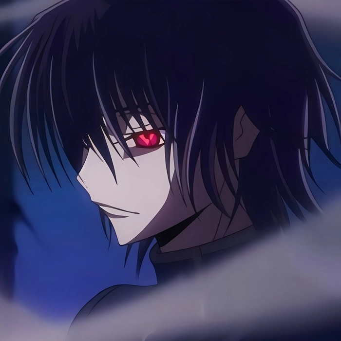 Classic Lelouch anime PFP from Code Geass series