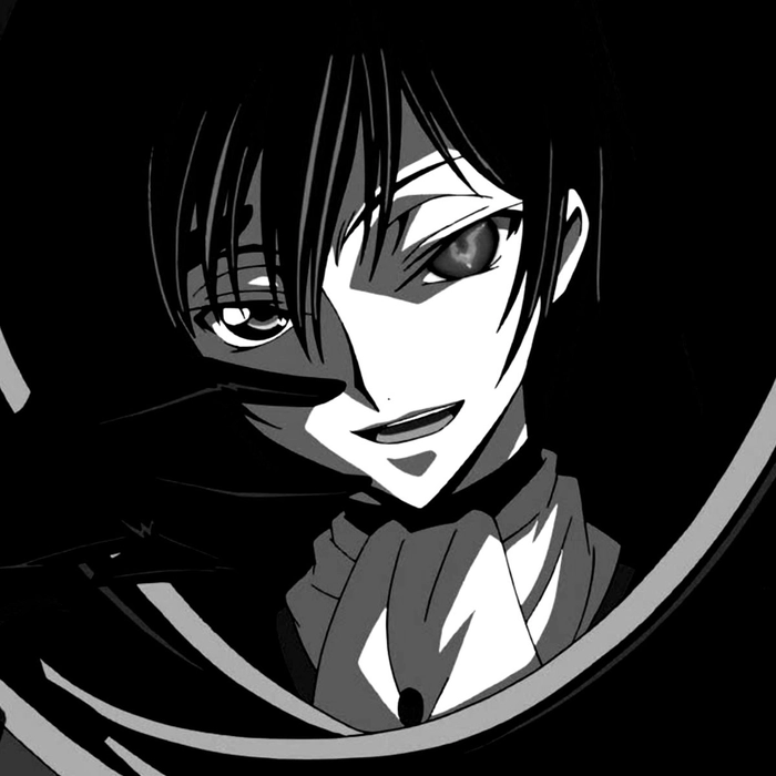 Lelouch dark PFP with moody low-light edit