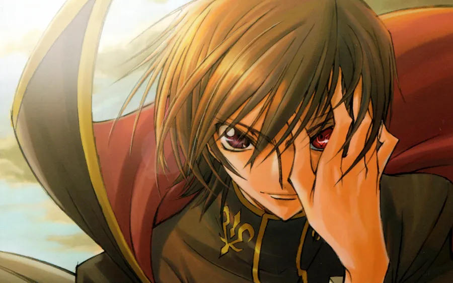 Lelouch aesthetic PFP Pinterest style with dreamy overlays