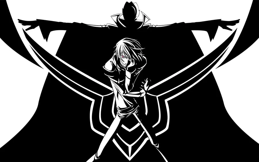 Lelouch Zero PFP with masked persona and dramatic cloak