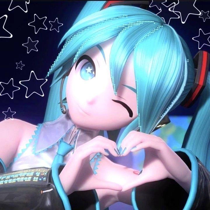 Rabbit hole Hatsune Miku PFP with surreal dreamlike lighting and symbolic motifs
