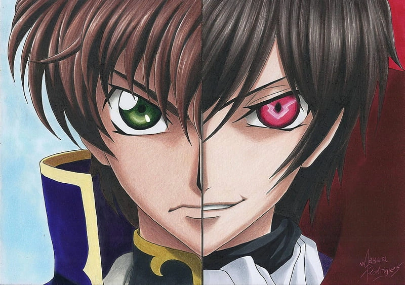 Suzaku and Lelouch matching PFP for rival or duo profiles