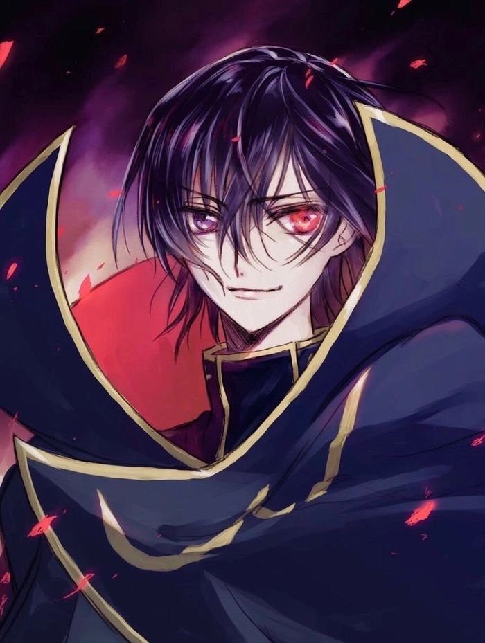Tuff Lelouch PFP with gritty dark overlay and heavy contrast