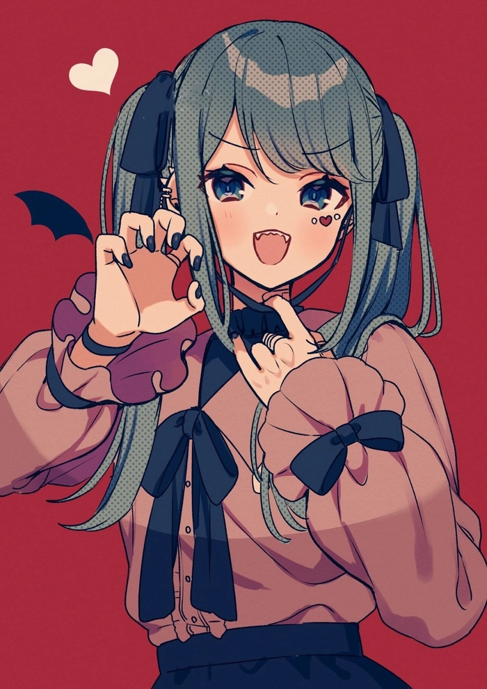 vampire aesthetic girl soft gothic flowing texture