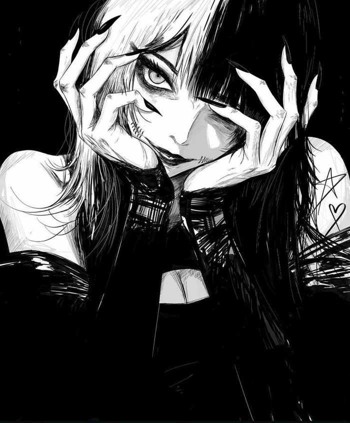 vampire anime pfp bold colors dynamic expression