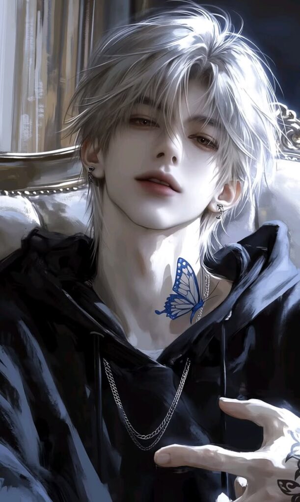 vampire pfp boy dark cinematic style