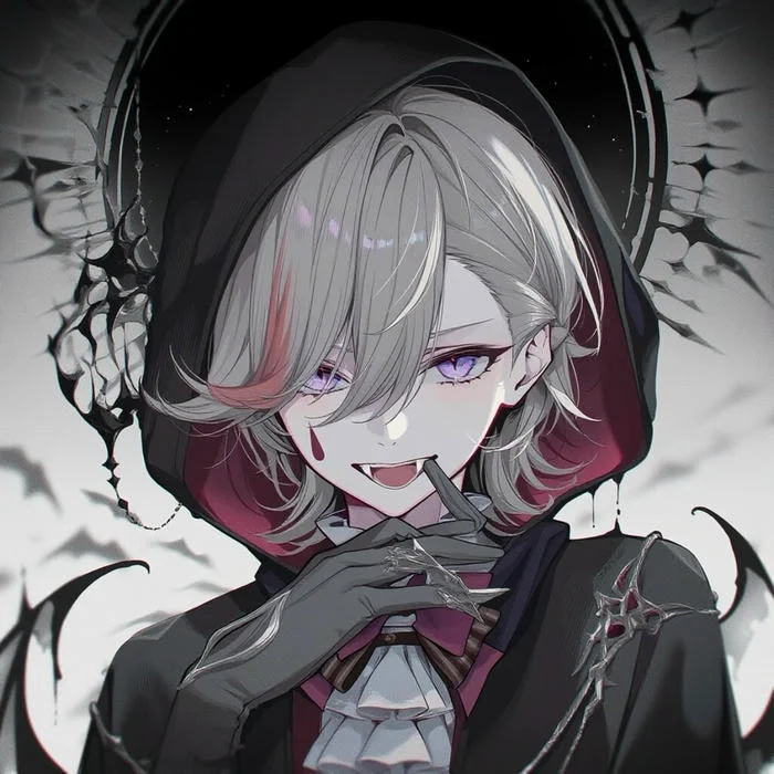 vampire pfp discord high visibility dark background