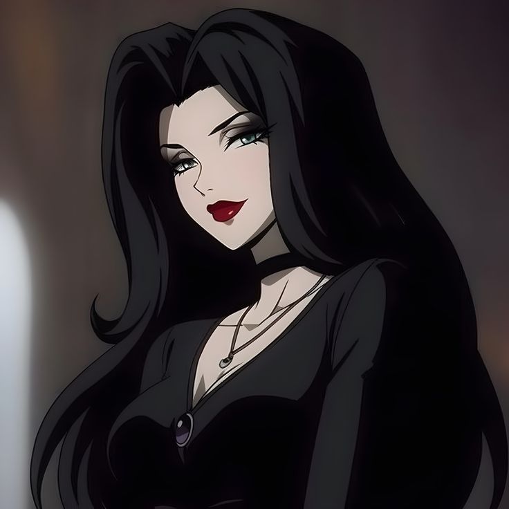 vampire pfp girl dark feminine glowing eyes