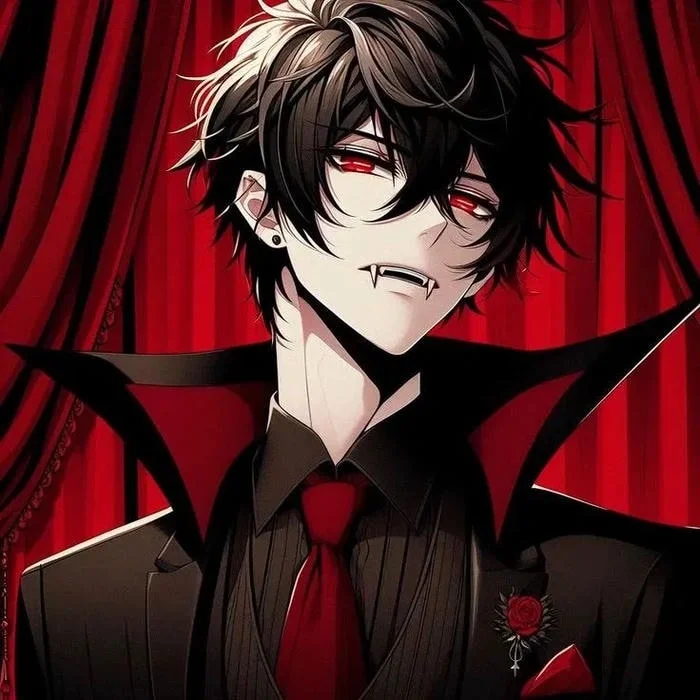 vampire pfp ideas creative blood splatter art
