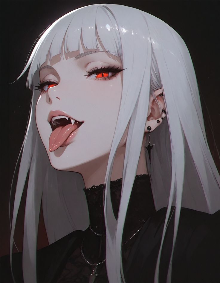 vampire pfp tumblr film grain vintage filter