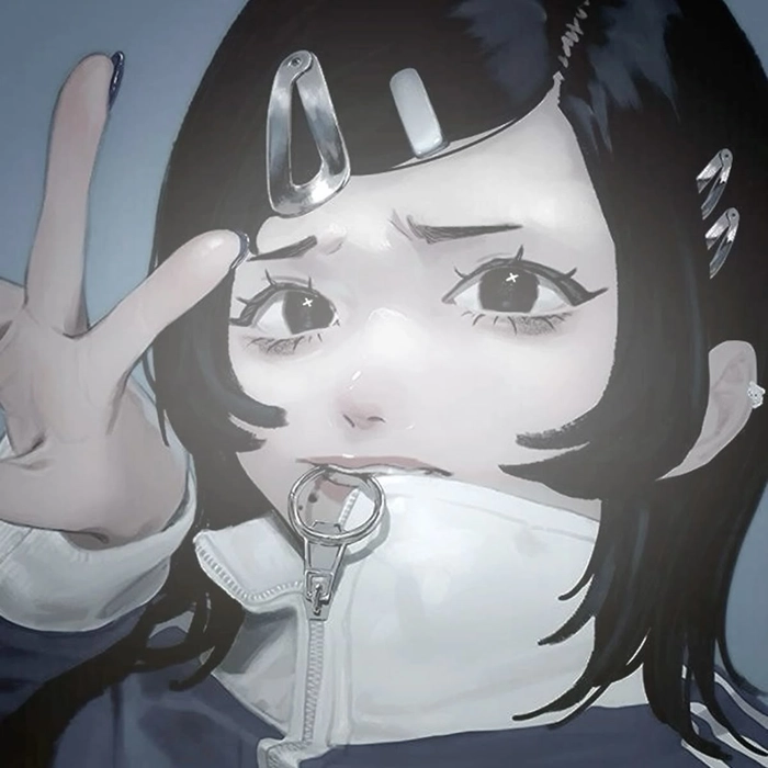 Ultra clean Discord PFP with refined texture overlay and crisp edges