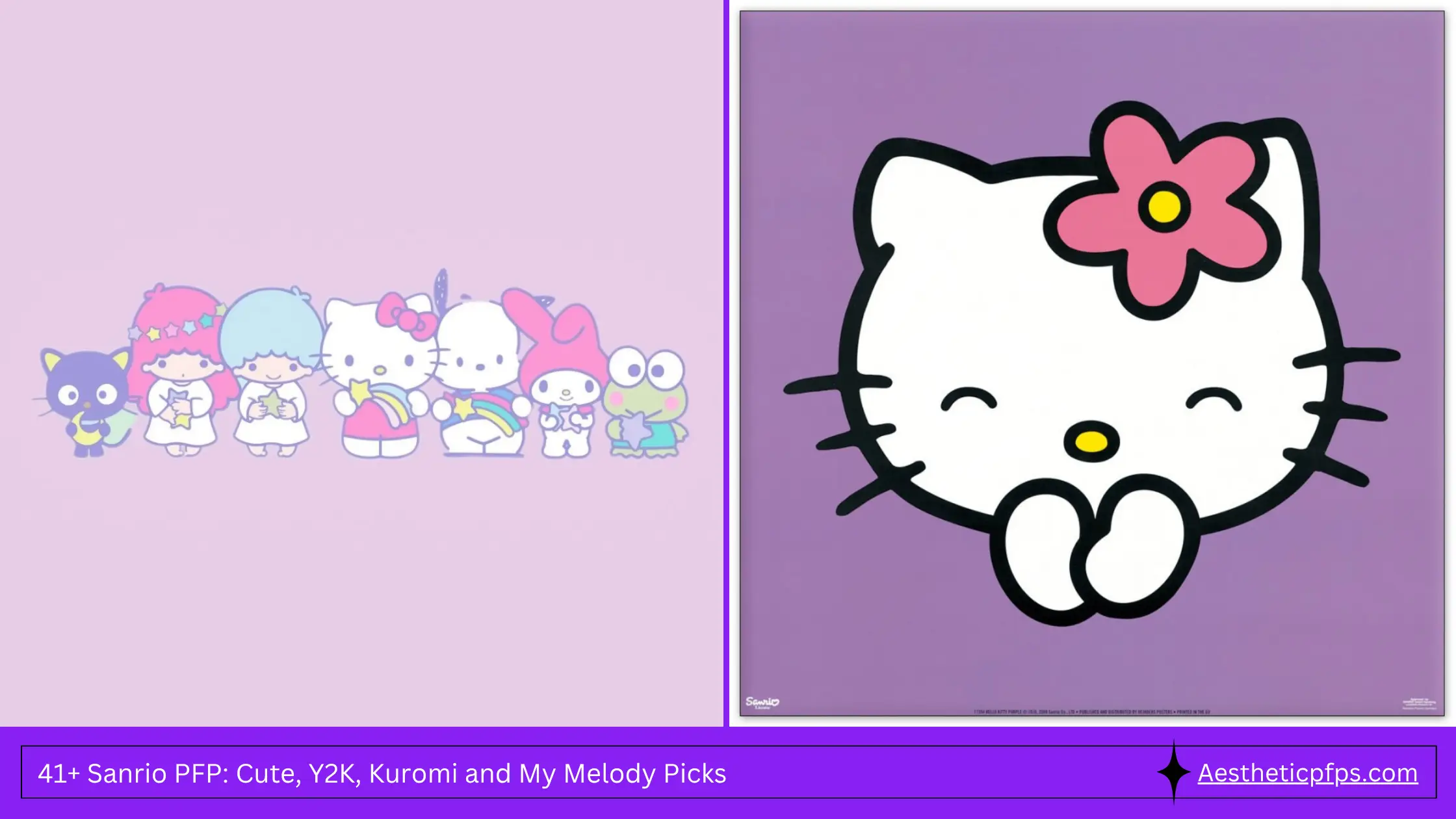 41+ Sanrio PFP Cute, Y2K, Kuromi and My Melody Picks
