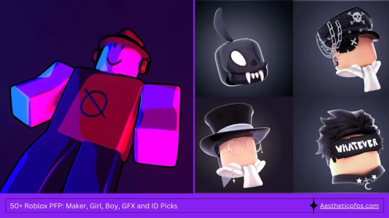 50+ Roblox PFP Maker, Girl, Boy, GFX and ID Picks