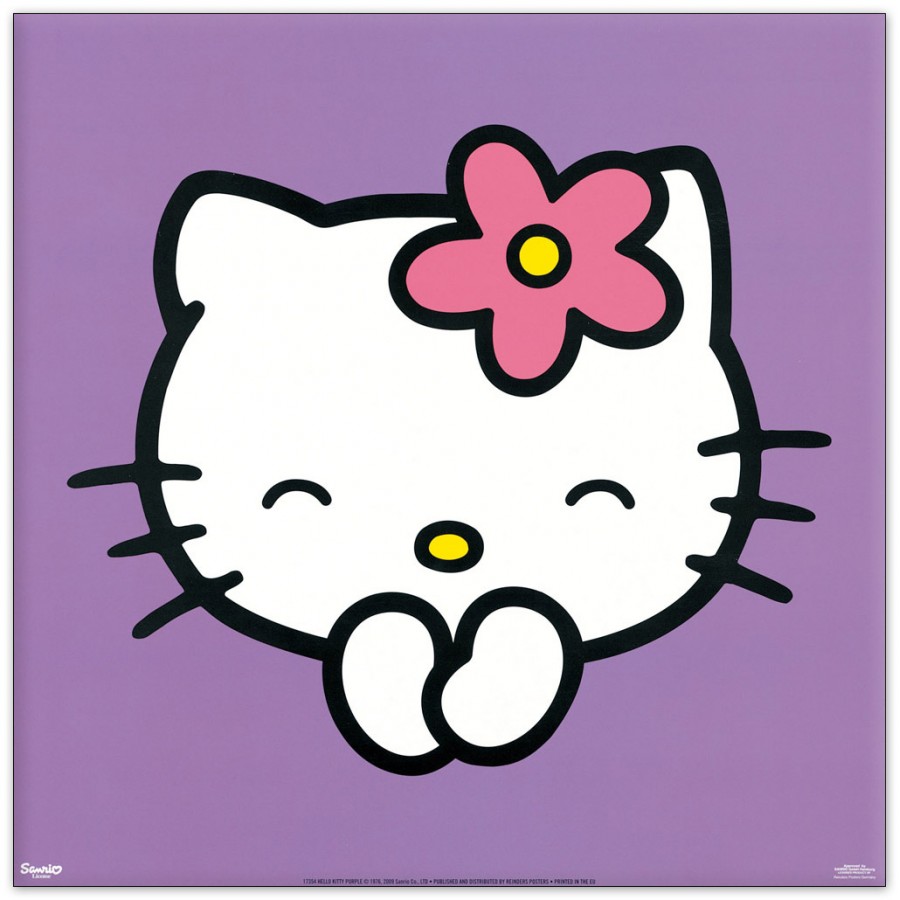 Purple Hello Kitty PFP Y2K style