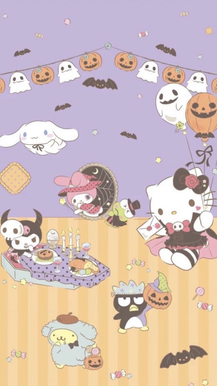 Sanrio PFP idea preppy Halloween style