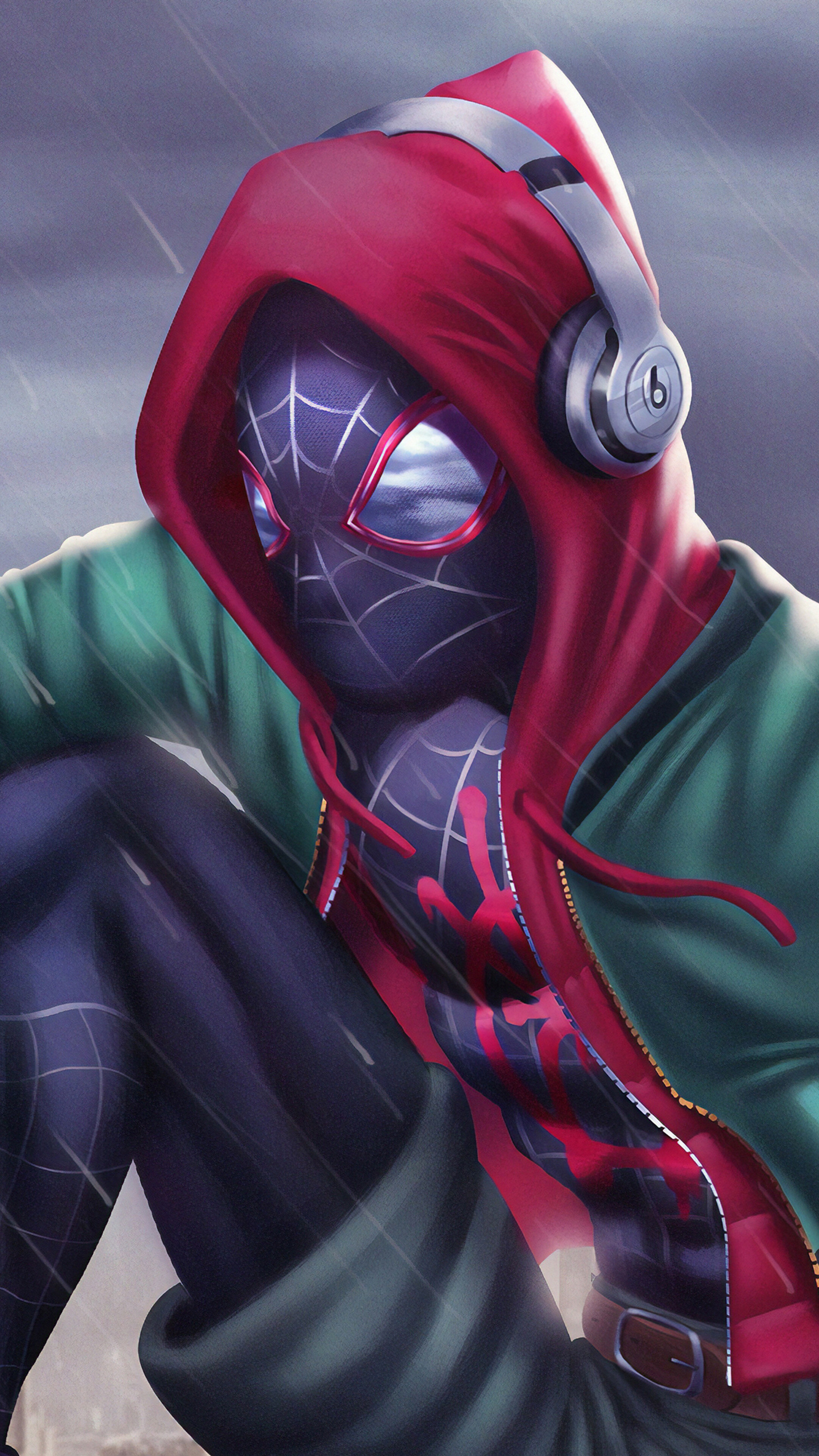 Miles Morales dynamic action PFP suited for GIF loops