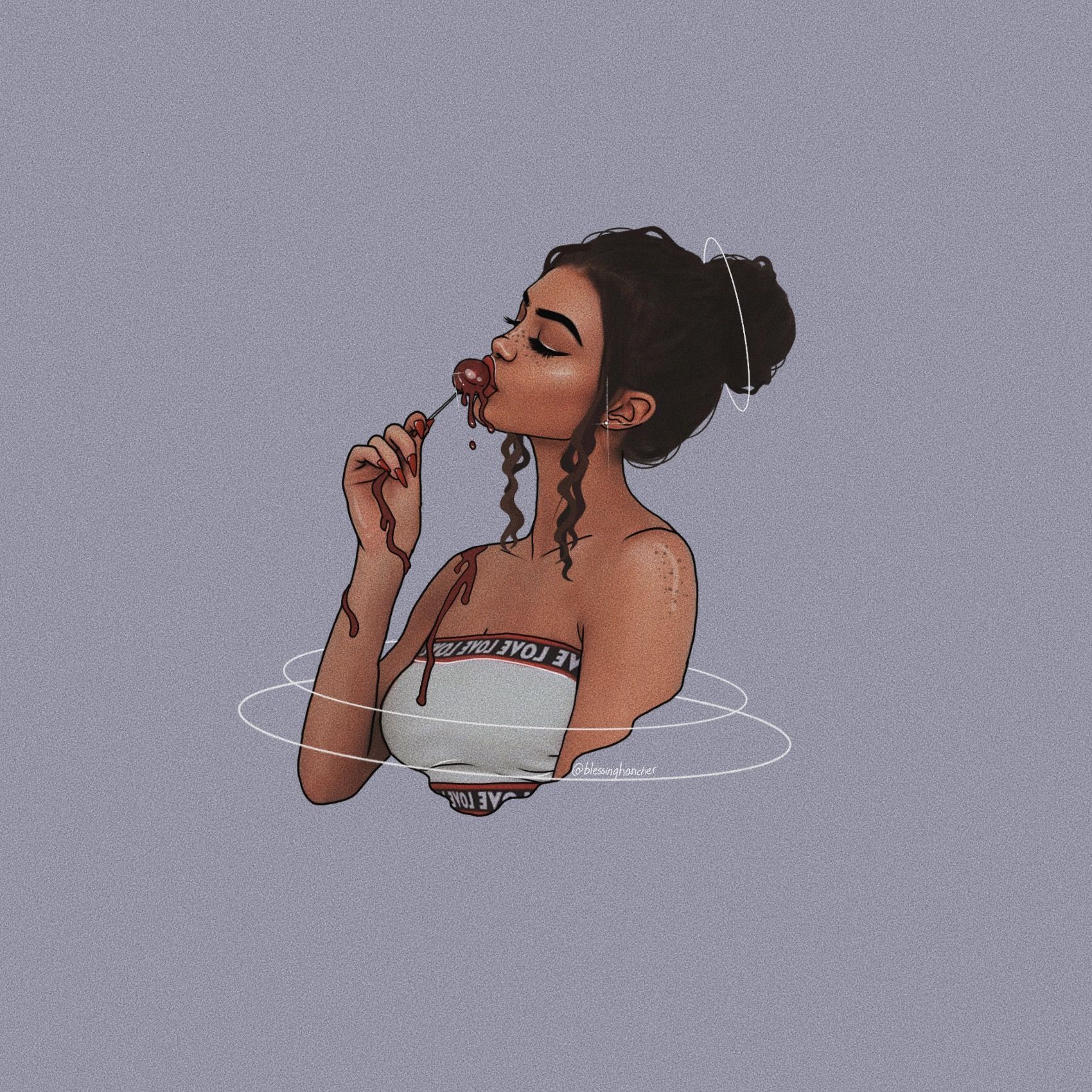 Black girl aesthetic PFP portrait